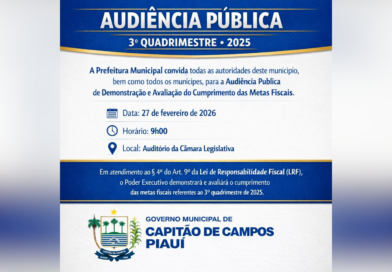 Audiência Pública – 3º Quadrimestre de 2025