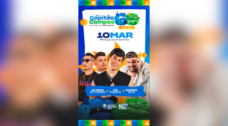 69 anos de Capitão de Campos: história, tradição e orgulho do nosso povo
