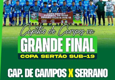 Capitão de Campos disputa final da Copa Sertão Sub-19 neste sábado