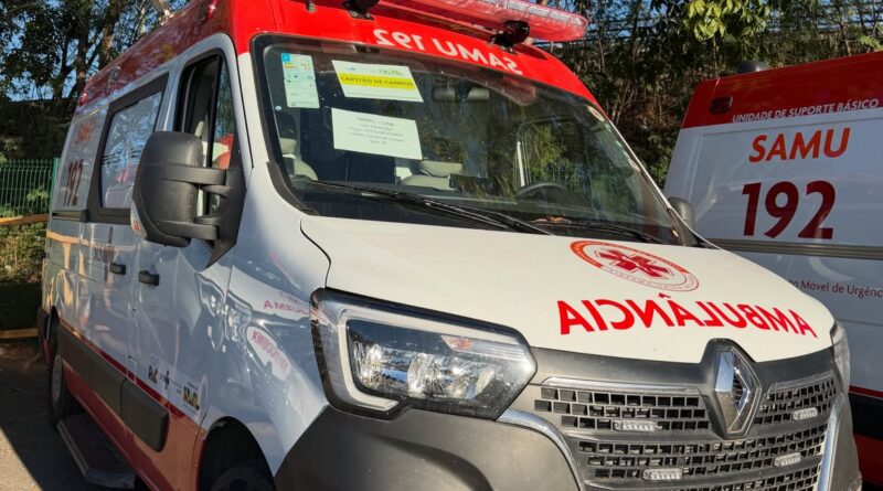 Capitão de Campos recebe nova ambulância 0 km para reforçar o SAMU