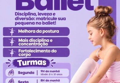 Capitão de Campos abre matrículas para aulas de ballet